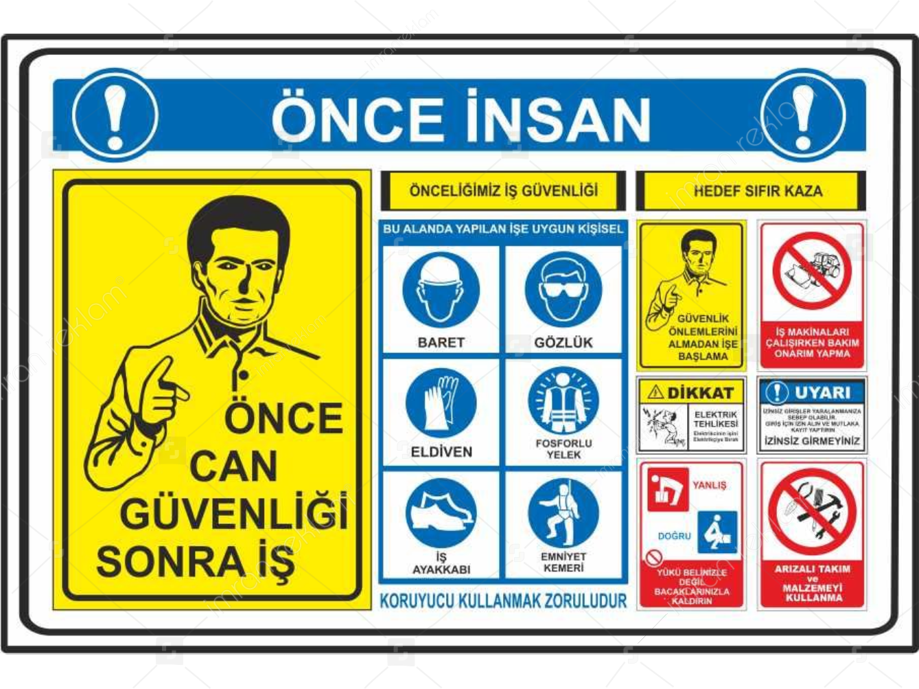 İş Güvenliği Levhaları