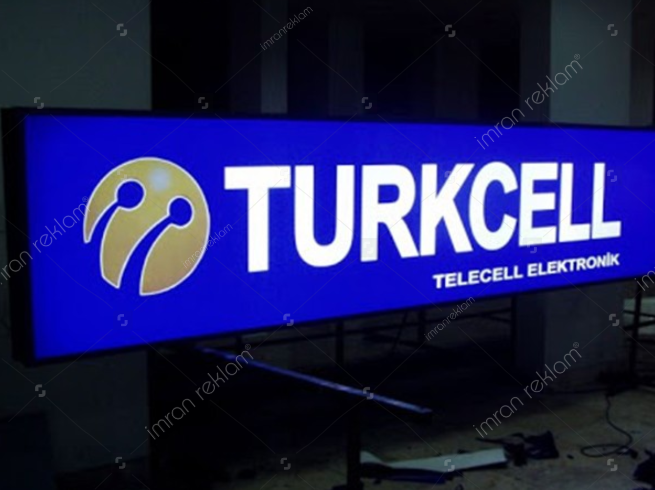 Işıklı Vinil Germe Tabela