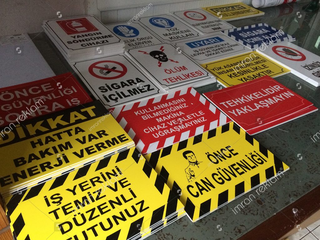 İş Güvenliği Levhaları