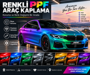 Renkli PPF Araç Kaplama